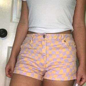 Forever 21 checker print shorts